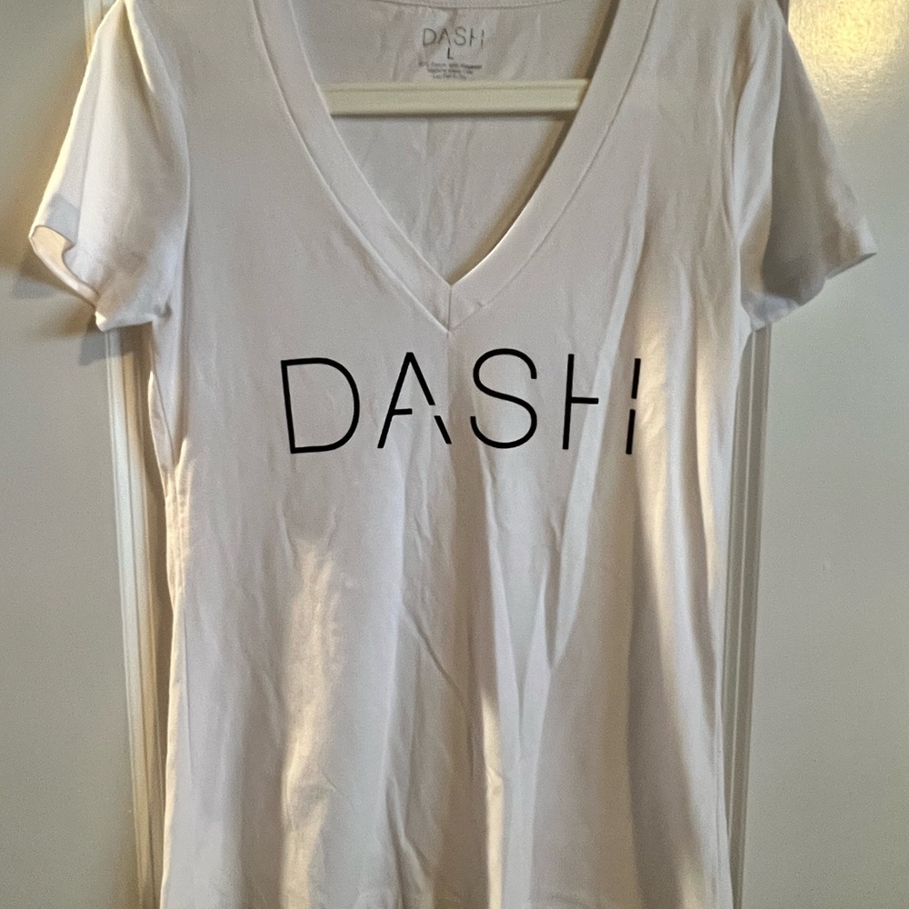 Kardashian Kollection White Fitted Short Sleeve T-Shirt